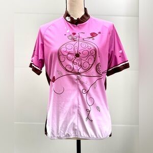 SUGOI Pink Women's Shortsleeve Cycling Jersey